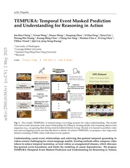 TEMPURA: Temporal Event Masked Prediction and Understanding for Reasoning in Action