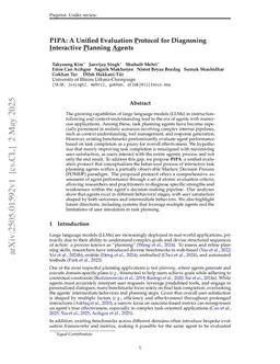 AURA: A Diagnostic Framework for Tracking User Satisfaction of Interactive Planning Agents