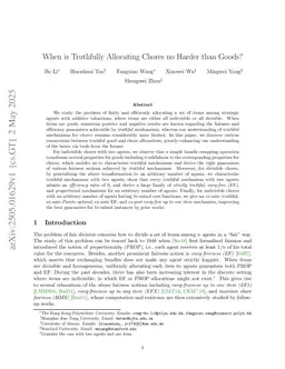 When is Truthfully Allocating Chores no Harder than Goods?