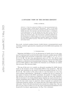 A dynamic view of some anomalous phenomena in SGD