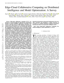 Edge-Cloud Collaborative Computing on Distributed Intelligence and Model Optimization: A Survey