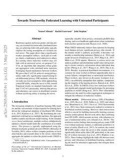 Towards Trustworthy Federated Learning with Untrusted Participants