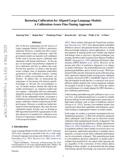 Restoring Calibration for Aligned Large Language Models: A Calibration-Aware Fine-Tuning Approach