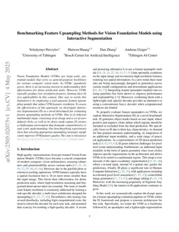 Benchmarking Feature Upsampling Methods for Vision Foundation Models using Interactive Segmentation