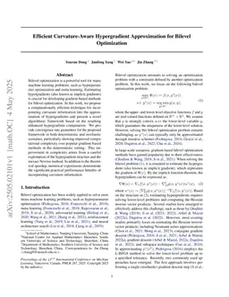 Efficient Curvature-Aware Hypergradient Approximation for Bilevel Optimization