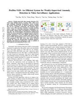 ProDisc-VAD: An Efficient System for Weakly-Supervised Anomaly Detection in Video Surveillance Applications