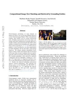 Compositional Image-Text Matching and Retrieval by Grounding Entities
