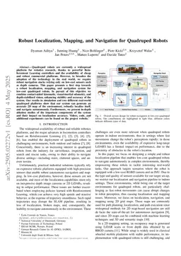 Robust Localization, Mapping, and Navigation for Quadruped Robots
