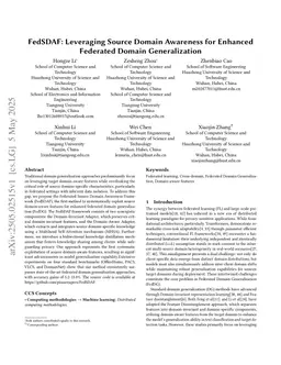 FedSDAF: Leveraging Source Domain Awareness for Enhanced Federated Domain Generalization
