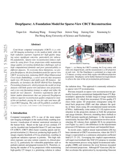 DeepSparse: A Foundation Model for Sparse-View CBCT Reconstruction