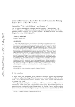 Dance of Fireworks: An Interactive Broadcast Gymnastics Training System Based on Pose Estimation