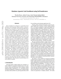 Database-Agnostic Gait Enrollment using SetTransformers