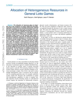 Allocation of Heterogeneous Resources in General Lotto Games