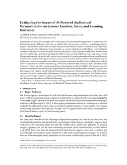 Evaluating the Impact of AI-Powered Audiovisual Personalization on Learner Emotion, Focus, and Learning Outcomes