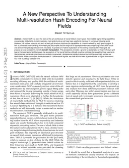 A New Perspective To Understanding Multi-resolution Hash Encoding For Neural Fields