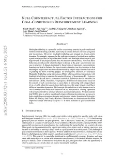 Null Counterfactual Factor Interactions for Goal-Conditioned Reinforcement Learning