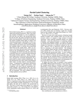 Partial Label Clustering