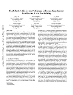 FLUX-Text: A Simple and Advanced Diffusion Transformer Baseline for Scene Text Editing