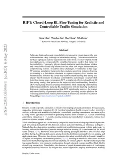 RIFT: Group-Relative RL Fine-Tuning for Realistic and Controllable Traffic Simulation
