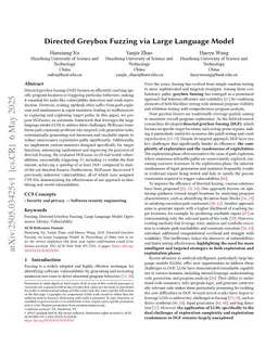 Directed Greybox Fuzzing via Large Language Model