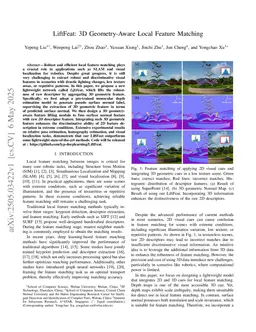 LiftFeat: 3D Geometry-Aware Local Feature Matching