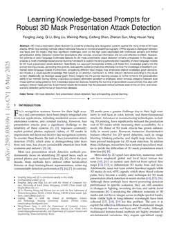 Learning Knowledge-based Prompts for Robust 3D Mask Presentation Attack Detection