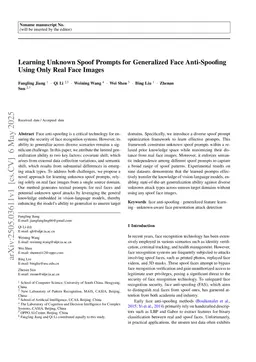 Learning Unknown Spoof Prompts for Generalized Face Anti-Spoofing Using Only Real Face Images