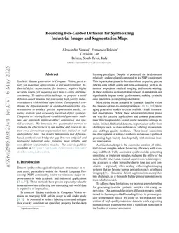 Bounding Box-Guided Diffusion for Synthesizing Industrial Images and Segmentation Map
