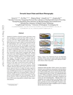 Towards Smart Point-and-Shoot Photography