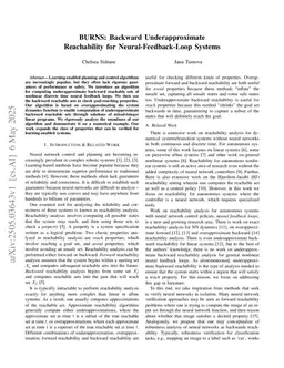 BURNS: Backward Underapproximate Reachability for Neural-Feedback-Loop Systems