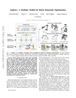 PyRoki: A Modular Toolkit for Robot Kinematic Optimization