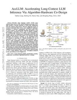 AccLLM: Accelerating Long-Context LLM Inference Via Algorithm-Hardware Co-Design