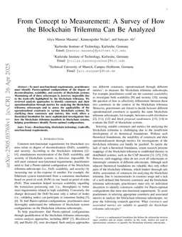 From Concept to Measurement: A Survey of How the Blockchain Trilemma Is Analyzed