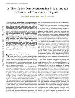 A Time-Series Data Augmentation Model through Diffusion and Transformer Integration
