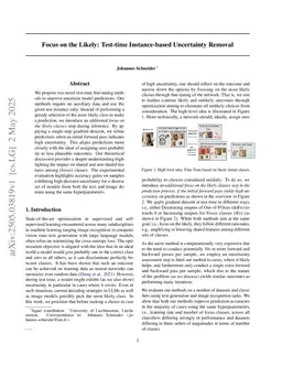 Focus on Likely Classes for Test-Time Prediction