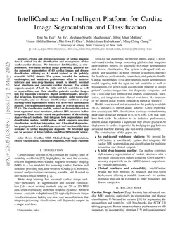 IntelliCardiac: An Intelligent Platform for Cardiac Image Segmentation and Classification