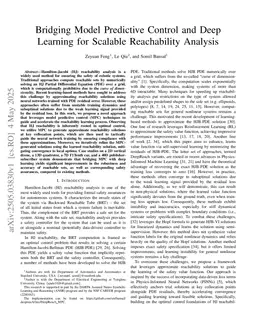 Bridging Model Predictive Control and Deep Learning for Scalable Reachability Analysis