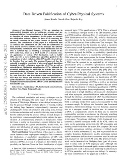 Data-Driven Falsification of Cyber-Physical Systems