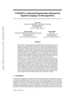 CONSIGN: Conformal Segmentation Informed by Spatial Groupings via Decomposition
