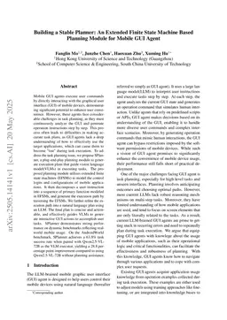 Building a Stable Planner: An Extended Finite State Machine Based Planning Module for Mobile GUI Agent