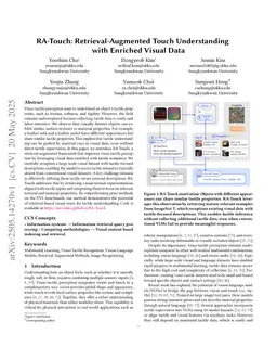 RA-Touch: Retrieval-Augmented Touch Understanding with Enriched Visual Data