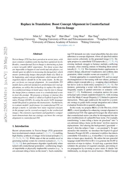 Replace in Translation: Boost Concept Alignment in Counterfactual Text-to-Image