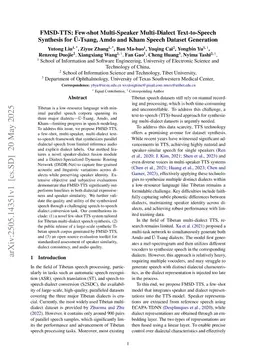 FMSD-TTS: Few-shot Multi-Speaker Multi-Dialect Text-to-Speech Synthesis for Ü-Tsang, Amdo and Kham Speech Dataset Generation