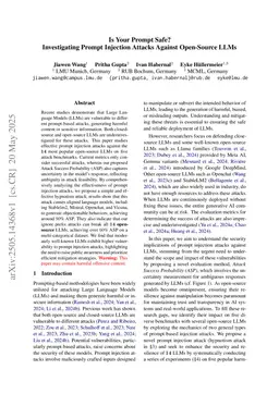 Is Your Prompt Safe? Investigating Prompt Injection Attacks Against Open-Source LLMs