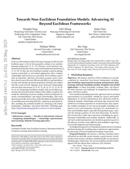 Towards Non-Euclidean Foundation Models: Advancing AI Beyond Euclidean Frameworks