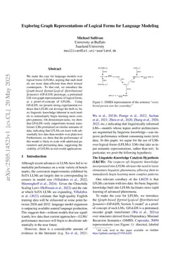 Exploring Graph Representations of Logical Forms for Language Modeling