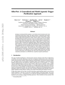 SifterNet: A Generalized and Model-Agnostic Trigger Purification Approach