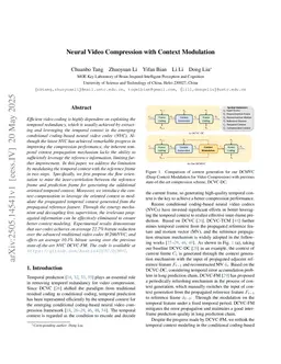 Neural Video Compression with Context Modulation