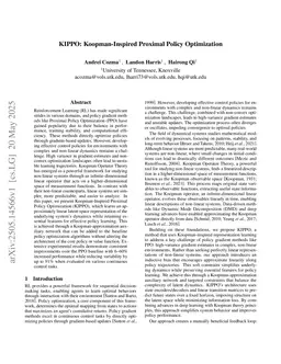 KIPPO: Koopman-Inspired Proximal Policy Optimization