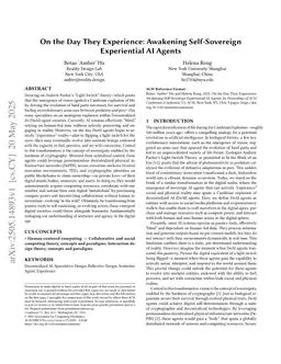 On the Day They Experience: Awakening Self-Sovereign Experiential AI Agents